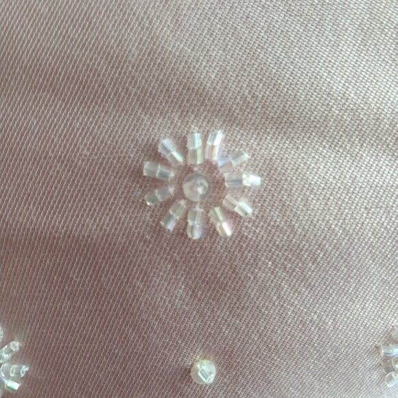 Rickie Freeman for TJ Nites Retro Beaded Blazer Jacket Beaded Blush Pink… - Picture 11 of 11